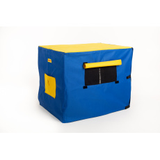 Cover for transport cage blue/yelow