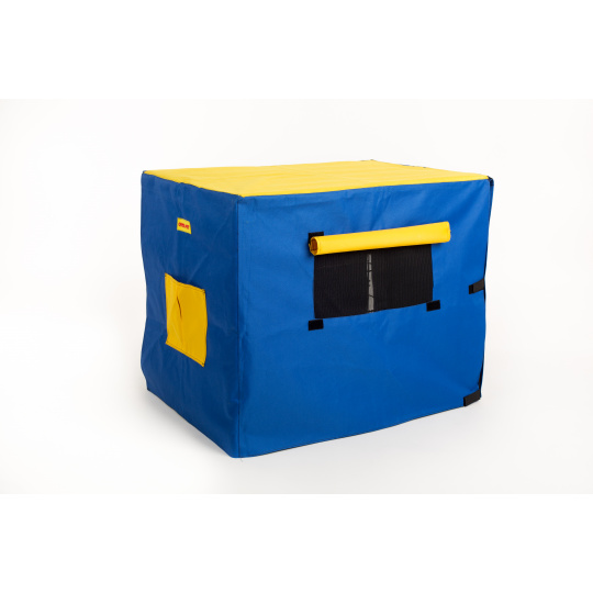 Cover for transport cage blue/yelow 9 sizes