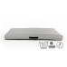 Orthopedic bed - light gray eco leather