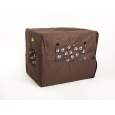 Brown cage cover/paw window
