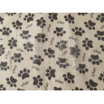 Cover for transport box COOL PET Plus beige with brown paws