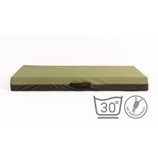 Pet bed - olive green Oxford material