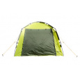 Tent COOLPET Comfort 3 x 3 m Color: green - khaki/mustard and sunshade 4x3m