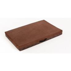 Mattress, brown velour bed and bottom brown eco-leather, 12 sizes Mattress, brown velour bed and bottom brown eco-leather, 12 sizes