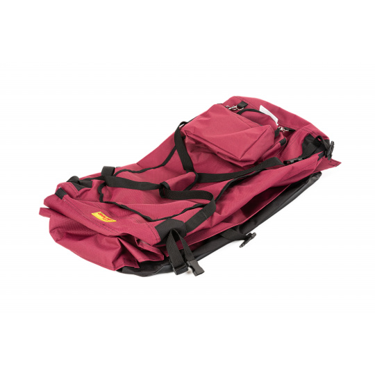 Custom transport boxes, made to order, burgundy red