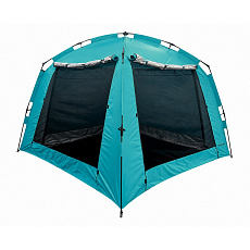 Tent COOLPET Comfort 3 x 3 m Color: green - khaki/mustard and floor for the tent