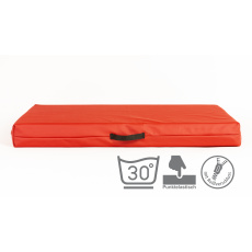 Orthopedic Bed - Red Eco Leather Orthopedic Bed - Red Eco Leather