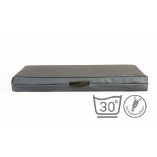 Pet bed - gray eco-leather