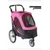 Petstro cart, stroller with grooming table medium, color pink/black including grooming table