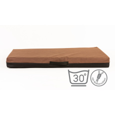 Pet bed - brown Oxford fabric