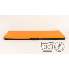 Pet bed - orange Oxford fabric