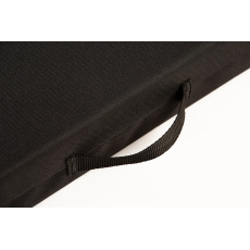 Pet bed - black Oxford material