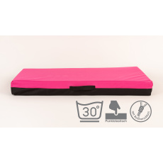 Orthopedic Bed - Pink Oxford Material
