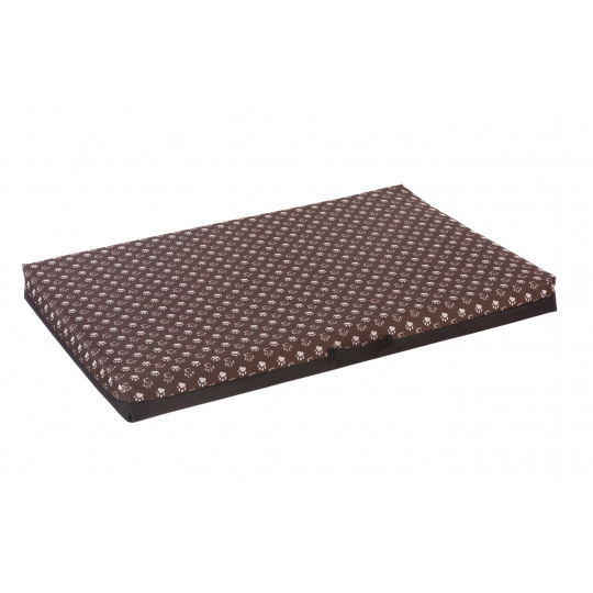 Orthopedic bed - brown paws Oxford fabric