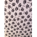 Bed, beige mattress with brown paws, 12 sizes