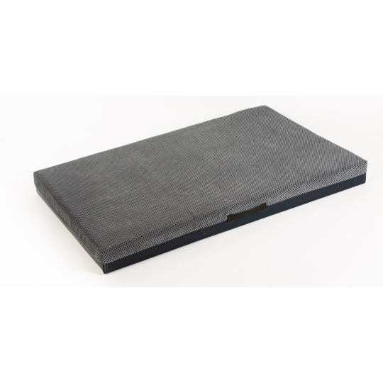 Orthopedic bed - gray velour/gray eco leather Orthopedic bed - gray velour/gray eco leather