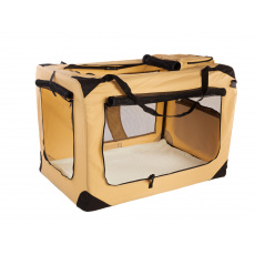 Přepravka na psa béžová BASIC, autobox, kenelka L 70*52*52cm Přepravka na psa béžová BASIC, autobox, kenelka L 70*52*52cm