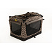COOL PET Plus Transport Box - Brown/Beige Paws