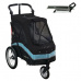Petstro cart up to 35 kg with grooming table, color black/turquoise + free mat